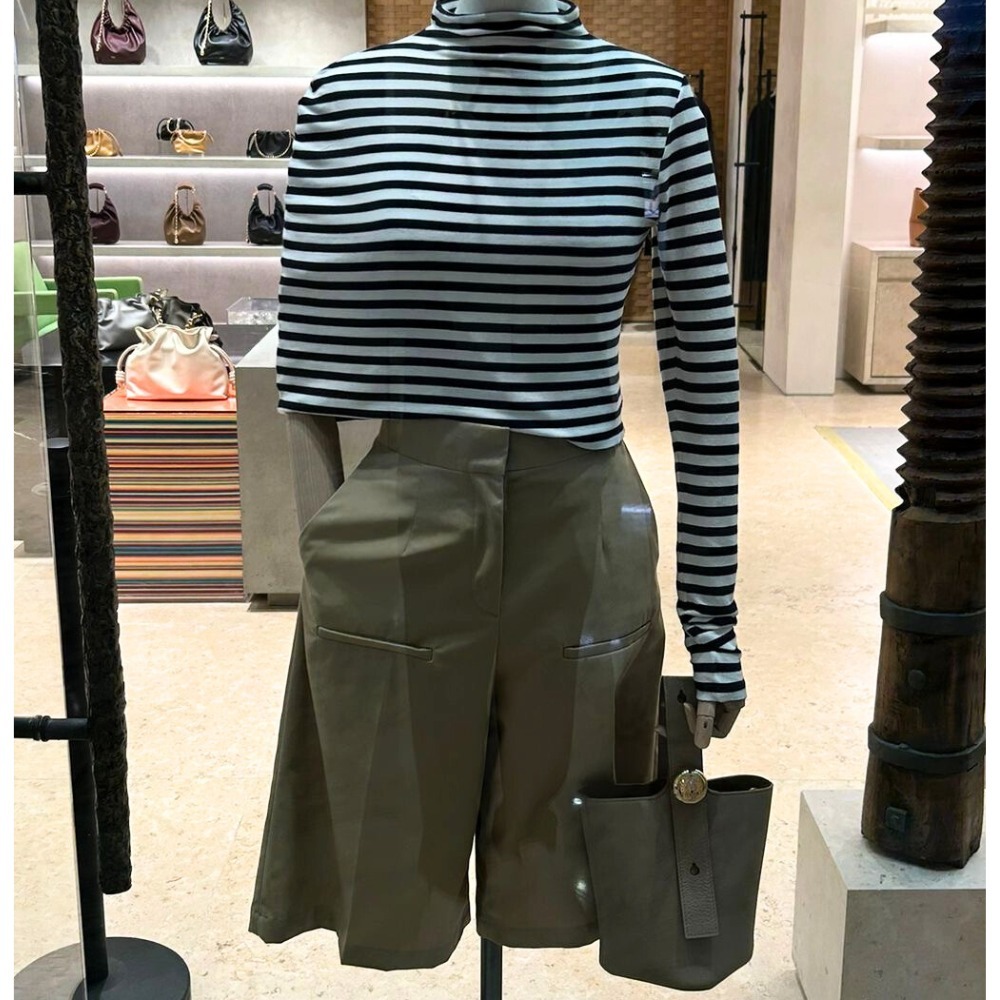 《大人カジュアル》【LOEWE】コットンショートパンツ シンプル