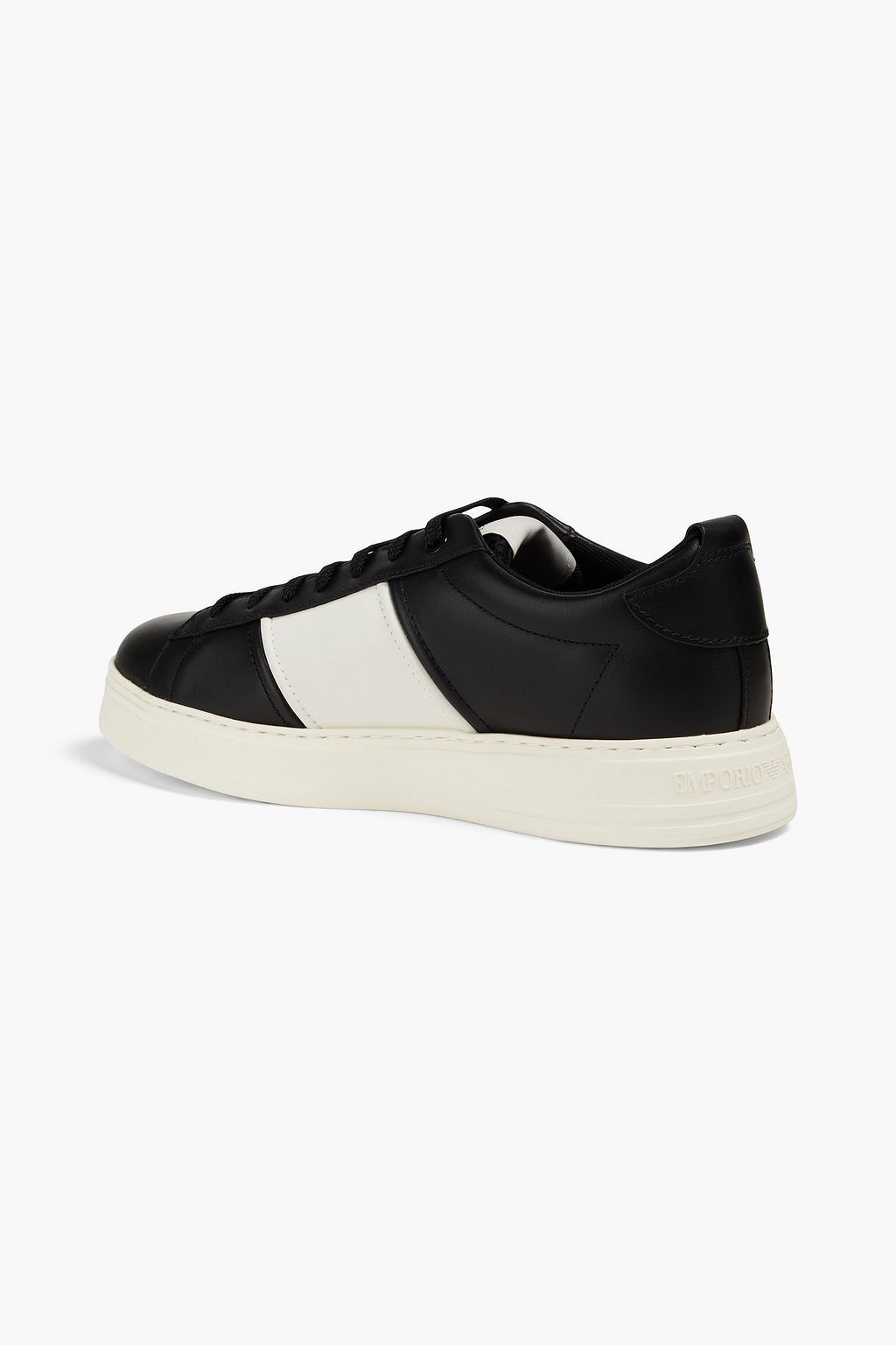 EMPORIO ARMANI レザー スニーカー バイカラー EMPORIO ARMANI レザー スニーカー バイカラー 靴・ブーツ・サンダル