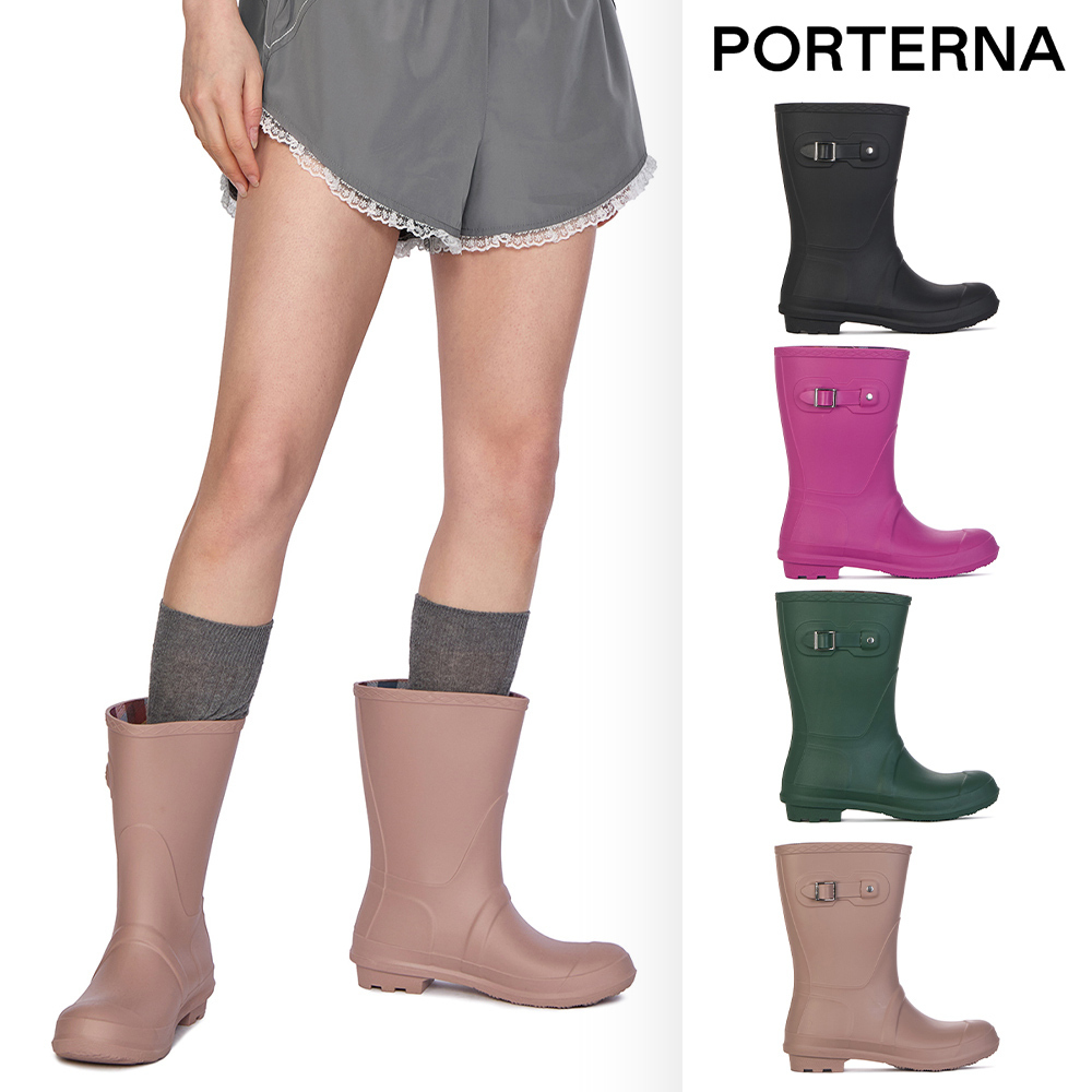 【PORTERNA】Rodin Check Rain Boots