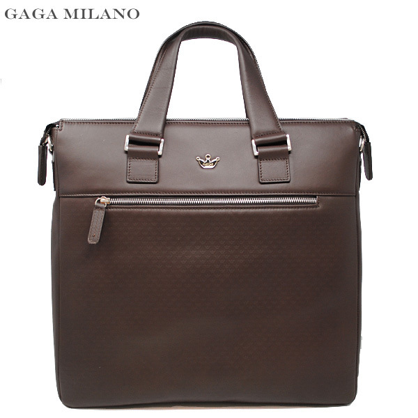 GaGa MILANO ショルダーバッグ B08DB BROWN