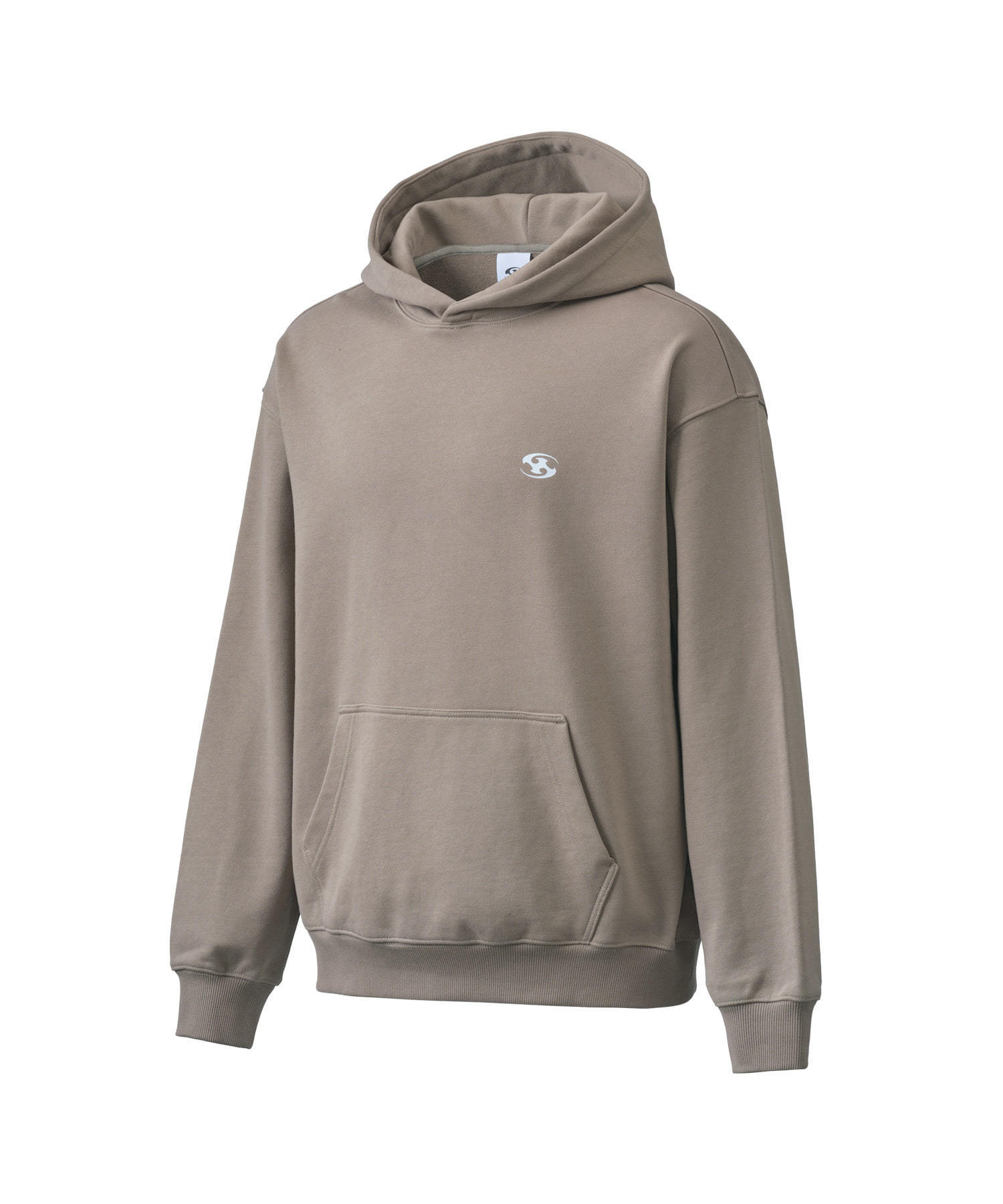 【SANSAN GEAR】 LOGO HOODIE [ASH BROWN]_24SS