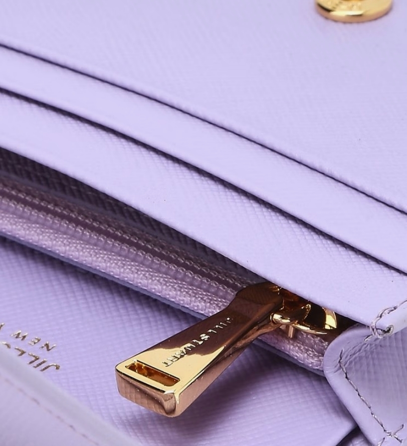 ★安心国内発送【JILLSTUART】ZIP STORY 牛革 折りたたみ財布 ☆安心国内発送【JILLSTUART】ZIP STORY 牛革 折りたたみ財布