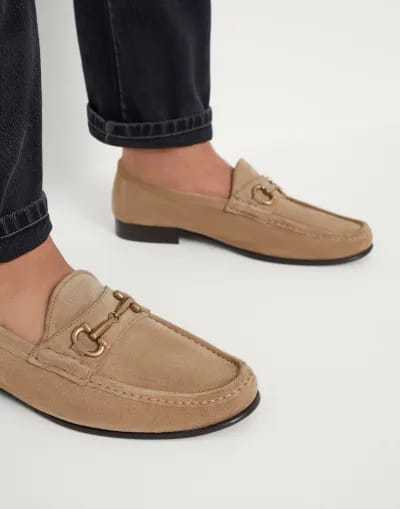 《送料無料》 BRUNELLO CUCINELL suede moccasin