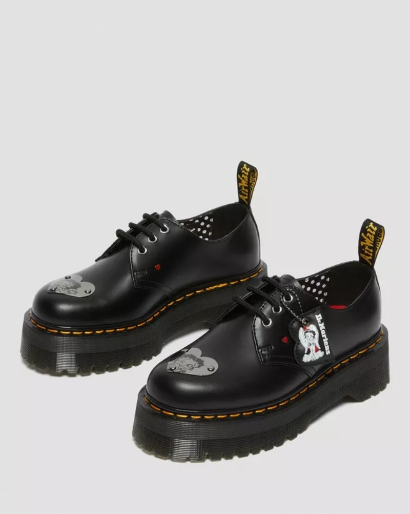 【Dr.Martens】☆Dr Martens x BETTY BOOP 1461 QUAD 3ホー.ル