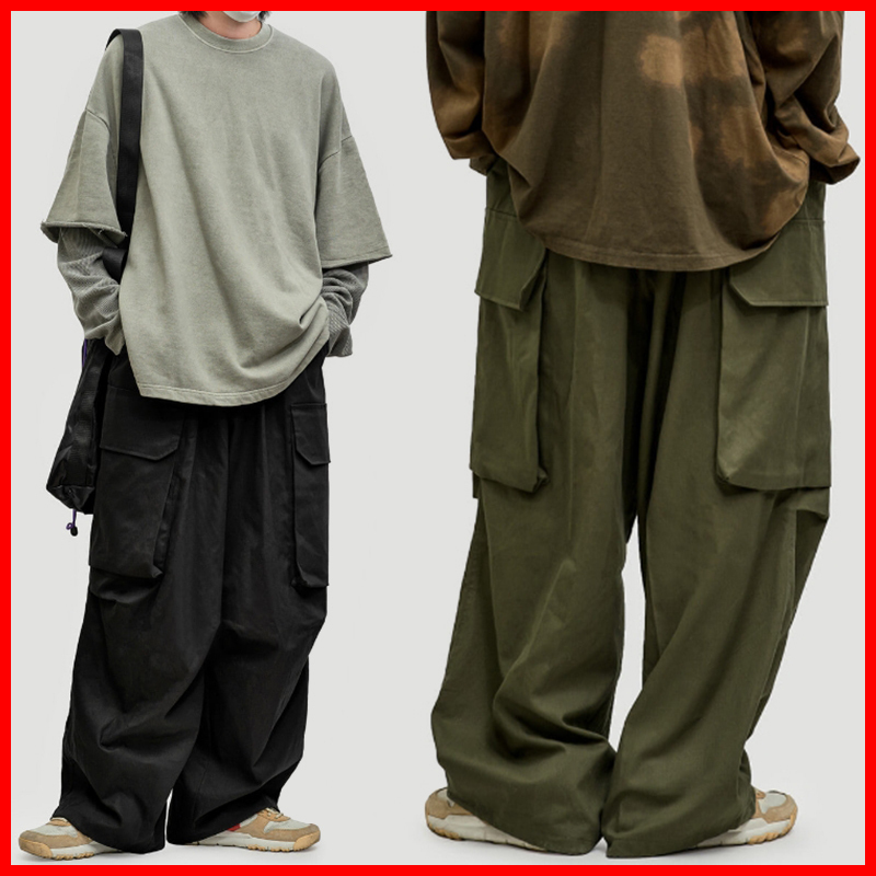 SUITROOM(スーツルーム)★Cotton Wide Banding Cargo Pants