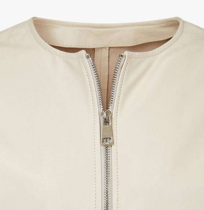 24SS新作●プレシャス掲載●HERNO●ラムレザーノーカラブルゾン 24SS新作○プレシャス掲載○HERNO○ラムレザーノーカラブルゾン