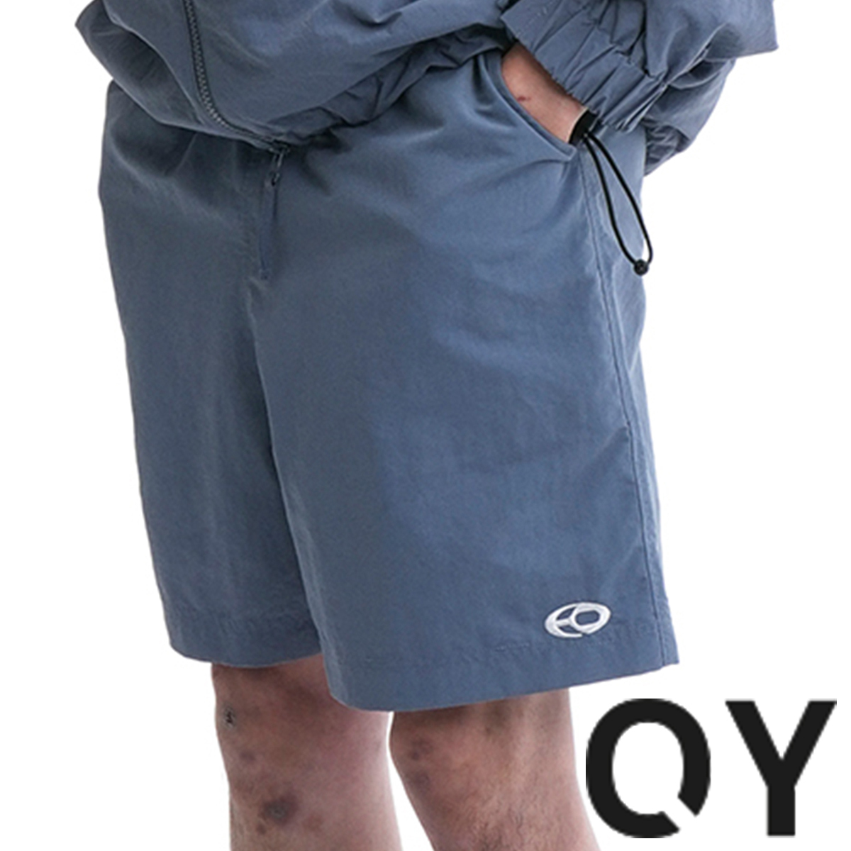 ★OY★NYLON HALF PANTS-BLUE★正規品/韓国直送料込/人気