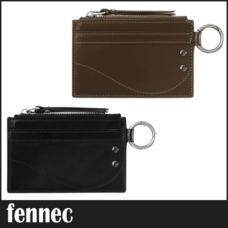 送料関税込☆fennec 小銭入れ付き カードケース キーホルダー