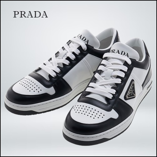 PRADA プラダ ダウンタウンレザースニーカー 革靴