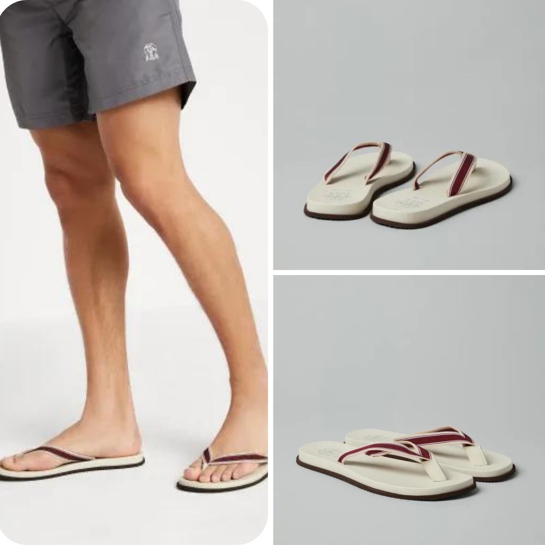 《送料無料》 BRUNELLO CUCINELL flip flops
