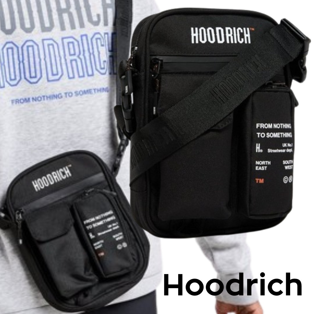Hoodrich OG スモールショルダーバッグ クリップ ロゴ