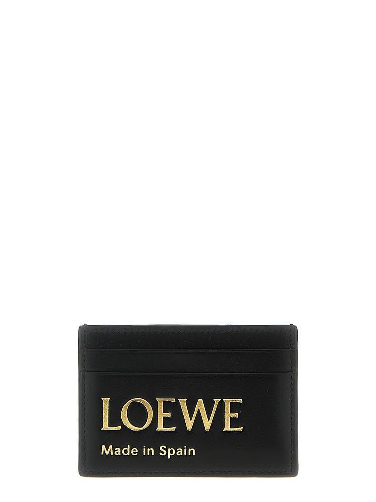 LOEWE ロゴ レザー カードケース 黒 ロエベ ブラック