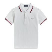 FRED PERRY(フレッドペリー) キッズ用トップス FRED PERRY FW21 KIDS TWIN TIPPED SHIRT (FP-SY3660-39K_748)