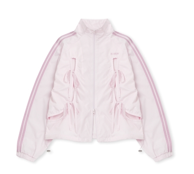 ★NERDY★送料込★韓国★人気★Women's Ribbon Tie Windbreaker NERDY] Women's Ribbon Tie Windbreaker ☆大人気☆