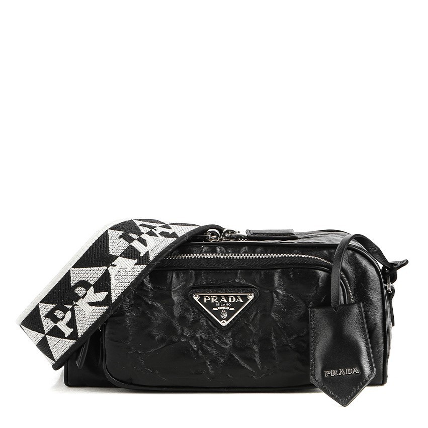 ショルダーバッグ・ポシェット PRADA ANTIQUE NAPPA MULTI POKET SHOULDER BAG