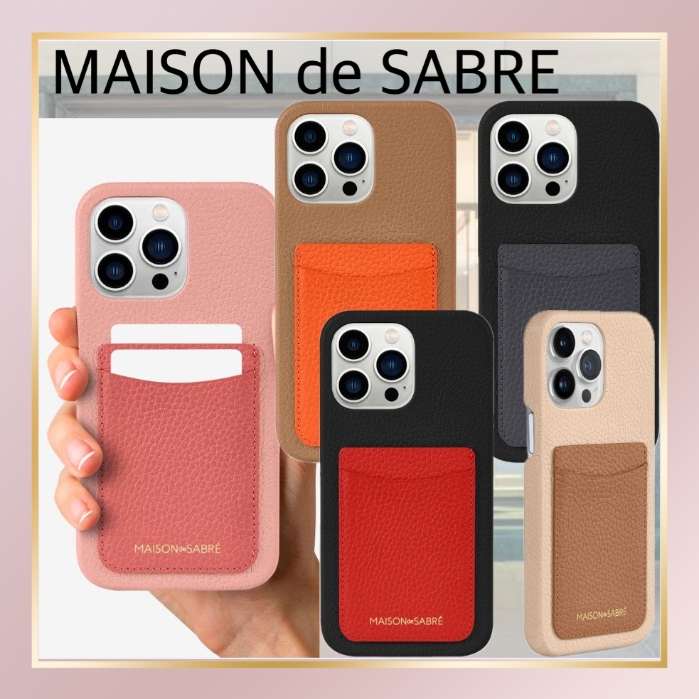 【MAISON de SABRE】スマホ カード ケース iPhone15ProMax