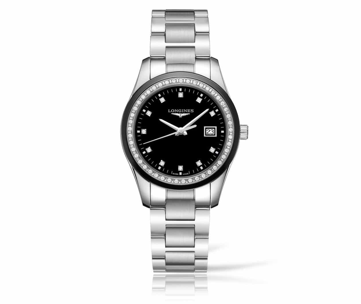 稀少LONGINES(ロンジン)Conquest Classic Diamonds Ladies Watch