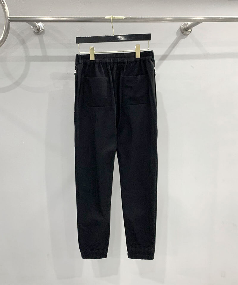 URKOOL マルチジッパーコットン カーゴパンツ 黒 URKOOL マルチジッパーカーゴ パンツ 黒