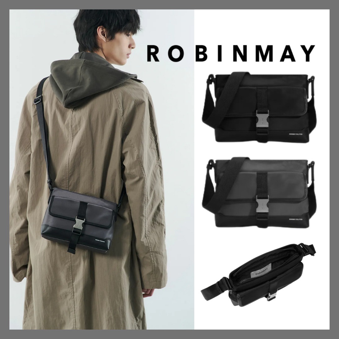 追跡有★ROBINMAY 撥水加工ナイロン ショルダーバッグ EZ053