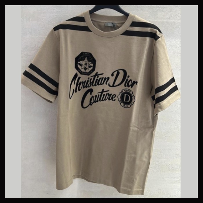 Dior《Tシャツ》ベージュ Christian Dior Couture コットン 直営