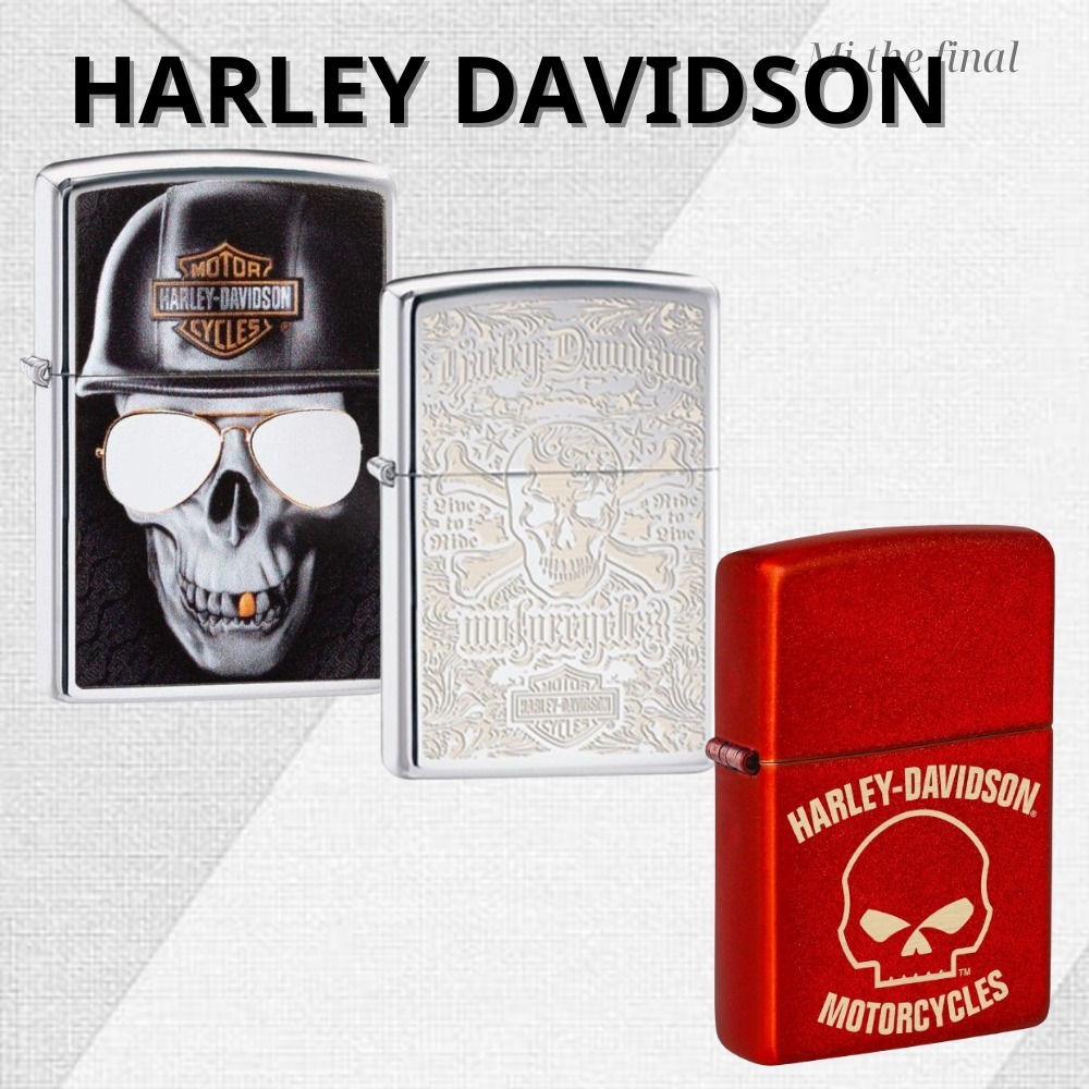 人気！【Harley Davidson】Zippo Skall ジッポ ライター