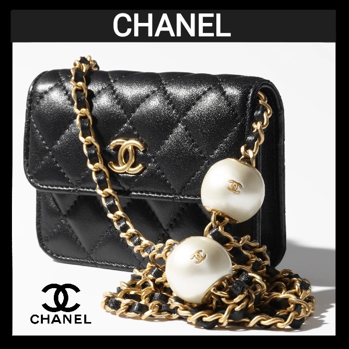 ハート＆パール☆【CHANEL】シャネル ロングネックレス CCロゴ ハート＆パール☆【CHANEL】シャネル ロングネックレス CCロゴ