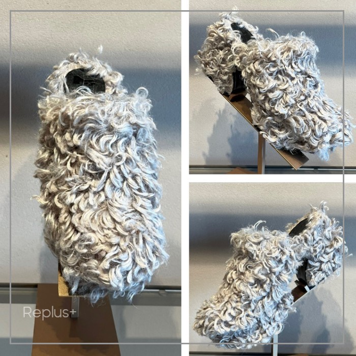 【Sergio Rossi】SI Rossi 45mm サボ ヒール サンダル グレー