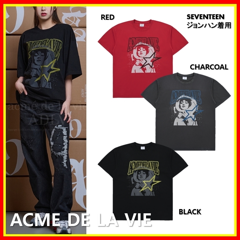 [ADLV] AE LOGO ASTRONAUT ARTWORK SHORT SLEEVE T-SHIRT/追跡付