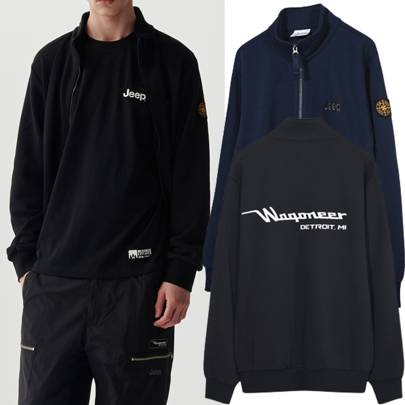 JEEP★UNISEX_Functional Half Sleeves_2色 Jeep Wrangler JLU JL4D Tactical Flag Solid - SPIDERWEBSHADE