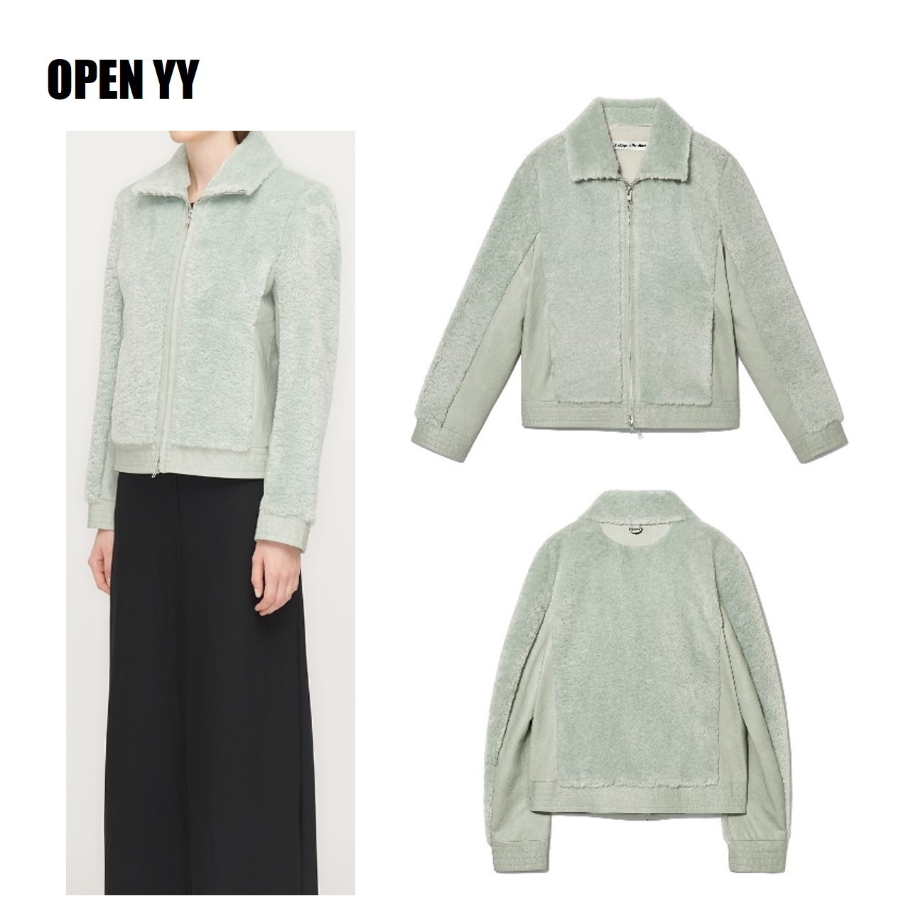 [Open YY] Shearling Biker Jacket ★送料込★追跡可★