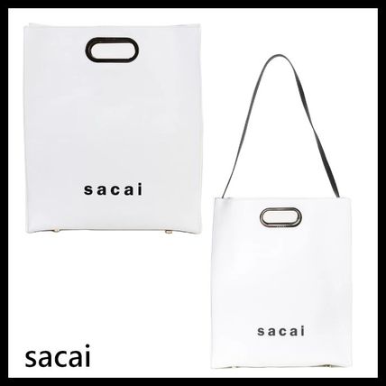 sacai More Bags Casual Style 2WAY Leather Party Style Office Style