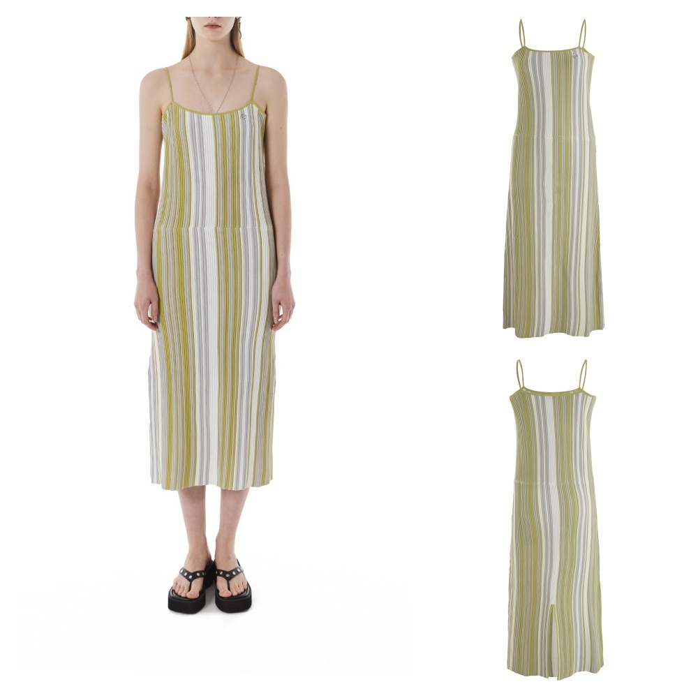 ★CERRIC★RIBBED KNIT DRESS★141★Olive★韓国★大人気★