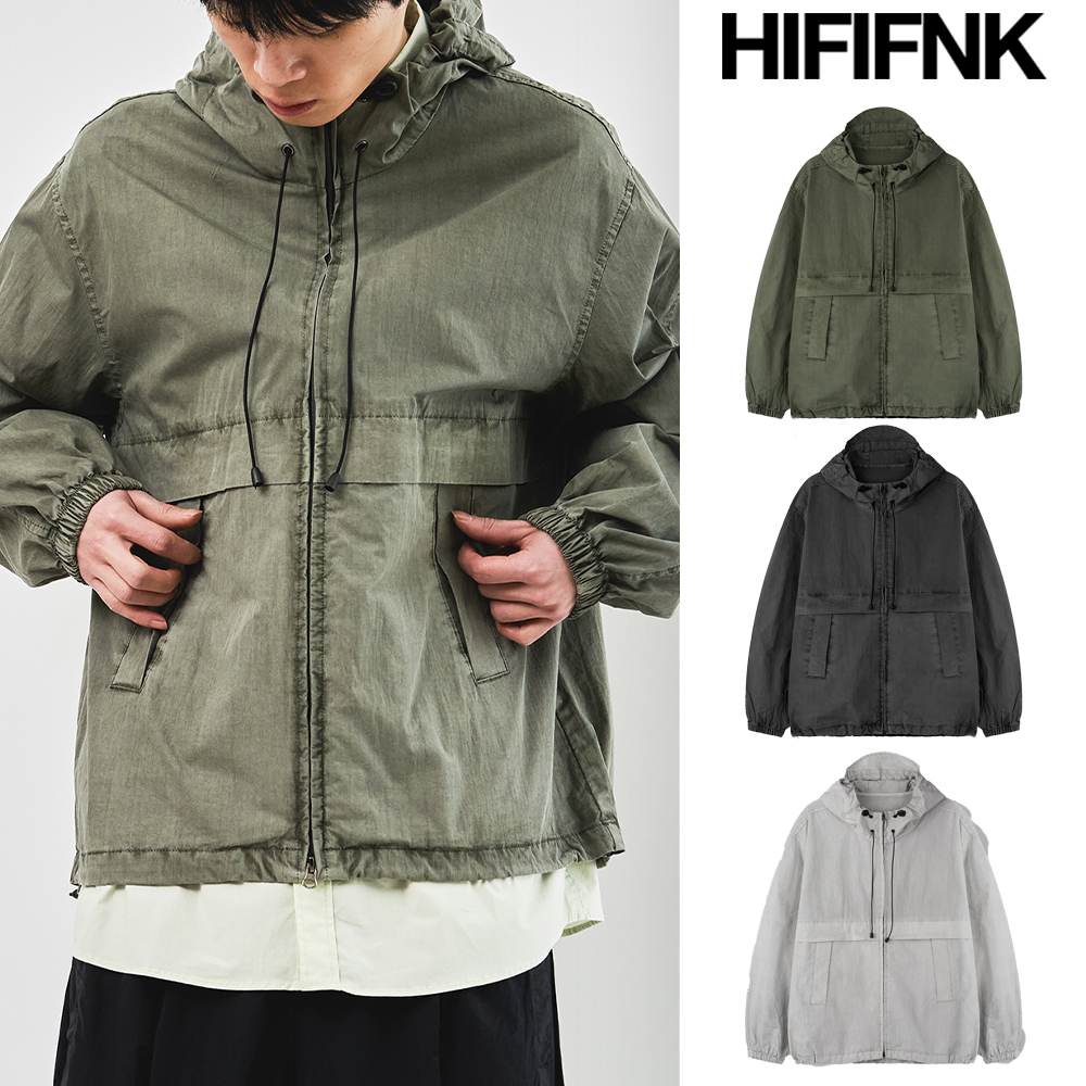 【HI FI FNK】Rosi Pigment Windbreaker