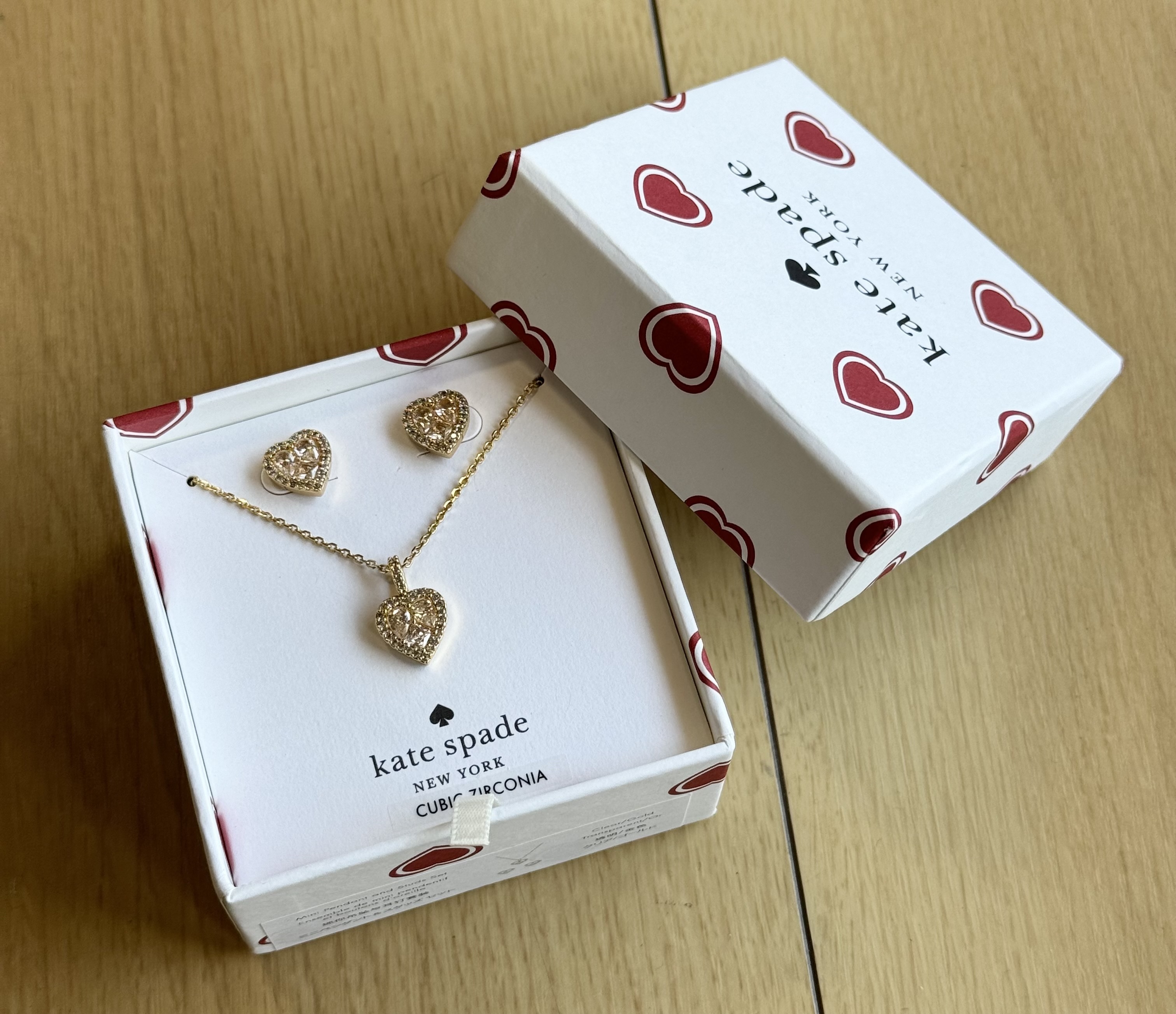 ☆セール☆kate spade Spell It Out ピアス＆ネックレス 箱付