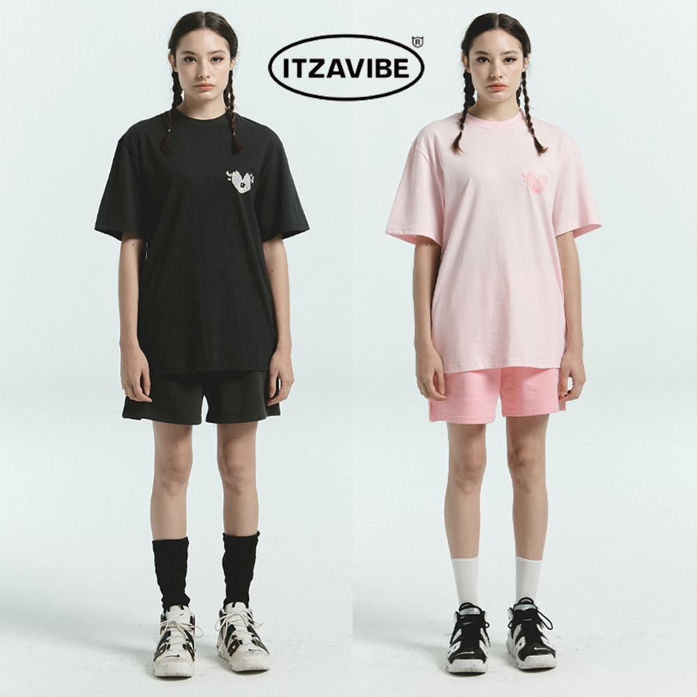 ITZAVIBE★韓国アイドル着用★ I LOVE CATS NOT YOU X KANZE TEE