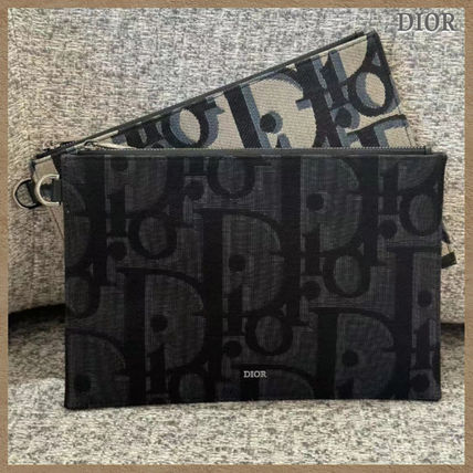 【ビジネスにも】◆Dior◆A5ポーチ DIOR | A5 トライアングル ポーチ ディオール オブリーク ジャカード