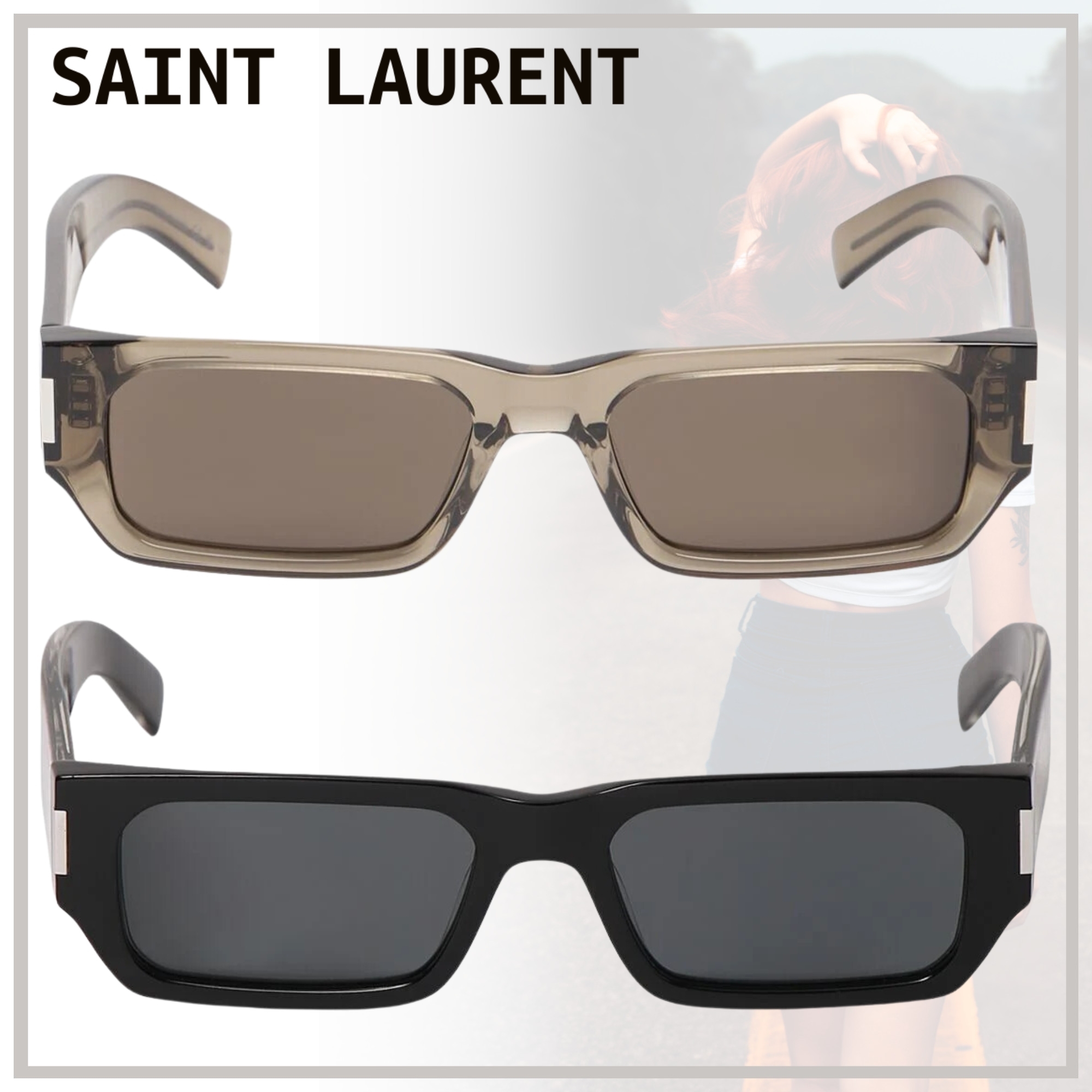 エレガント【SAINT LAURENT】SL 660 アセテート サングラス 24SS