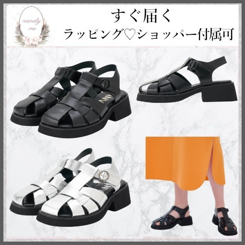 【足元をオシャレに♡】ランバンオンブルー サンダル