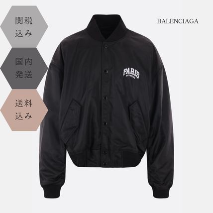 BALENCIAGA More Jackets Logo Jackets