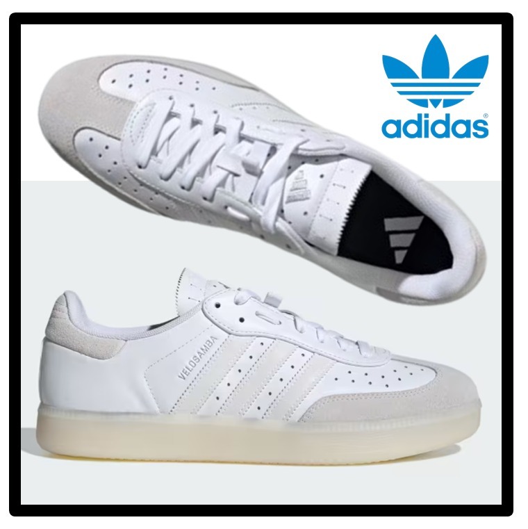 ★関税込★adidas★VELOSAMBA LEA スニーカー★22-29.5cm★white