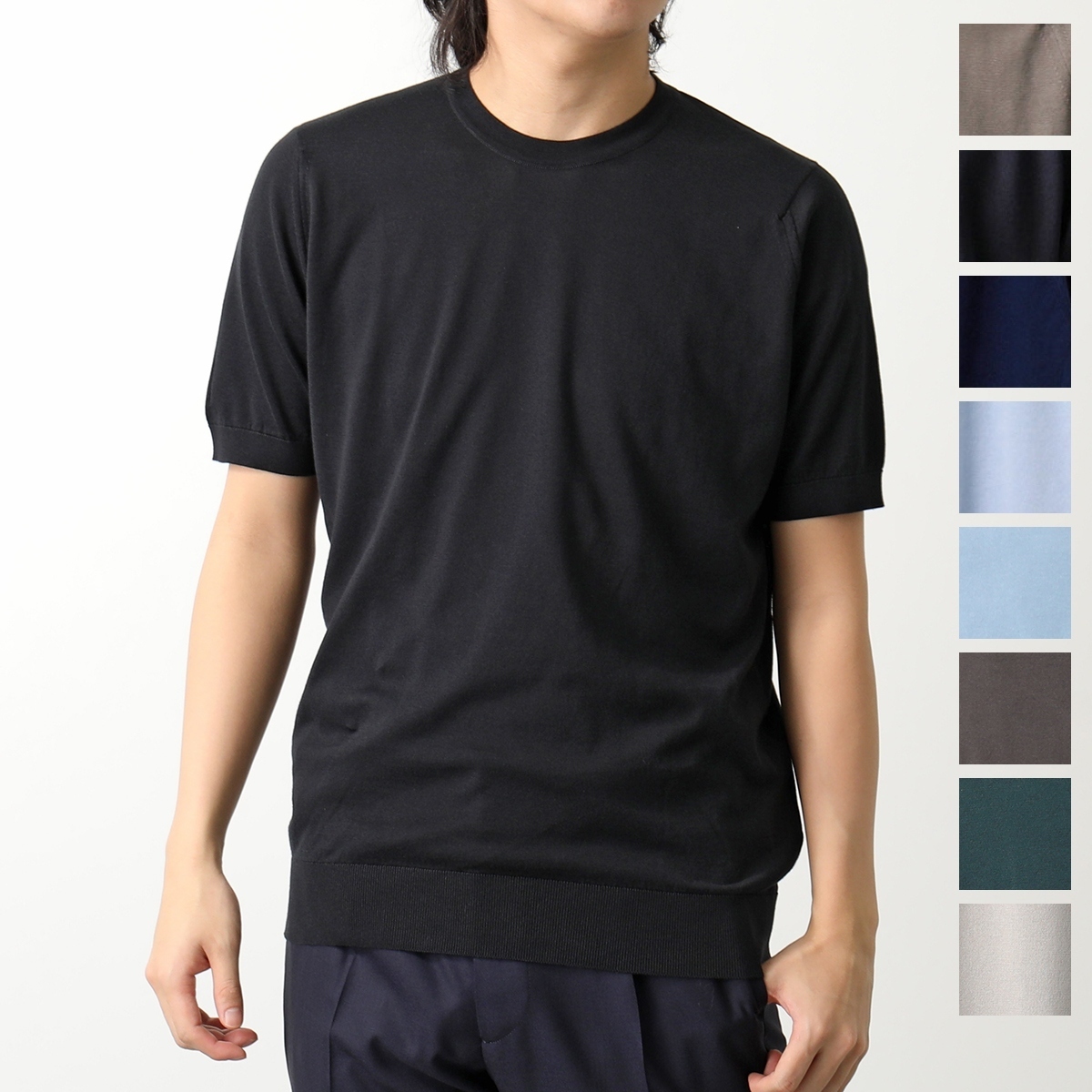 JOHN SMEDLEY ニット セーター KEMPTON 半袖 コットン