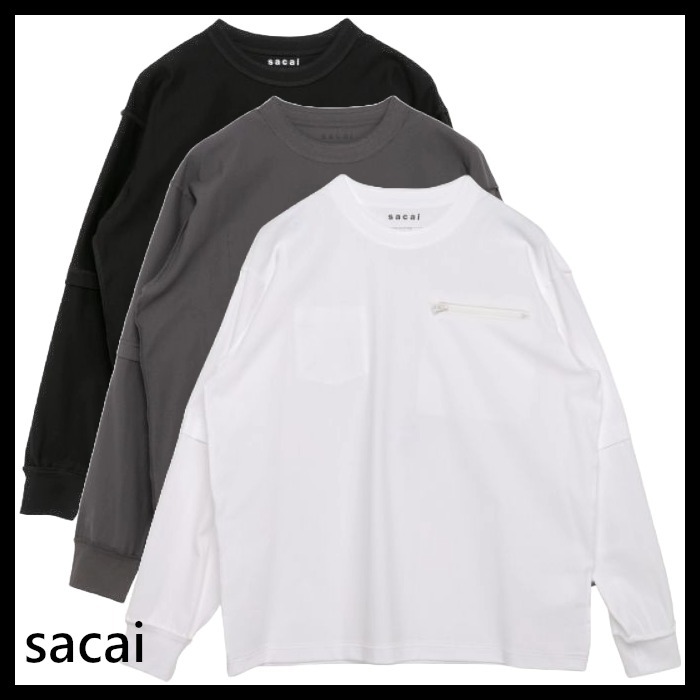 sacai 国内買付 Cotton Jersey L/S T-Shirt