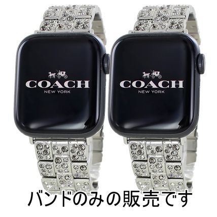 コーチ COACH 替えベルト 14700236 シルバー コーチ COACH アップルウォッチ バンド 替えベルト 14700236