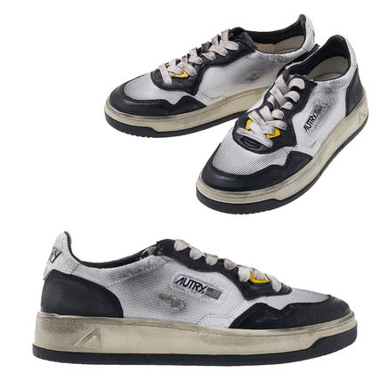 AUTRY Sneakers Unisex Street Style Leather Logo Sneakers