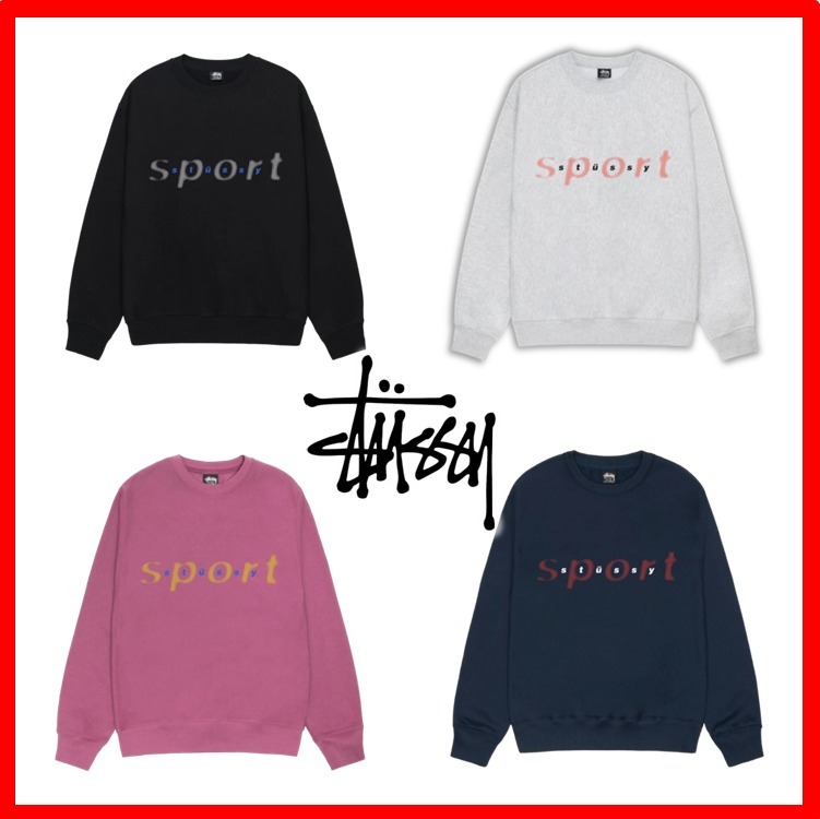 ★韓国の人気★【Stussy】★DOT SPORT CREW★Tシャツ★