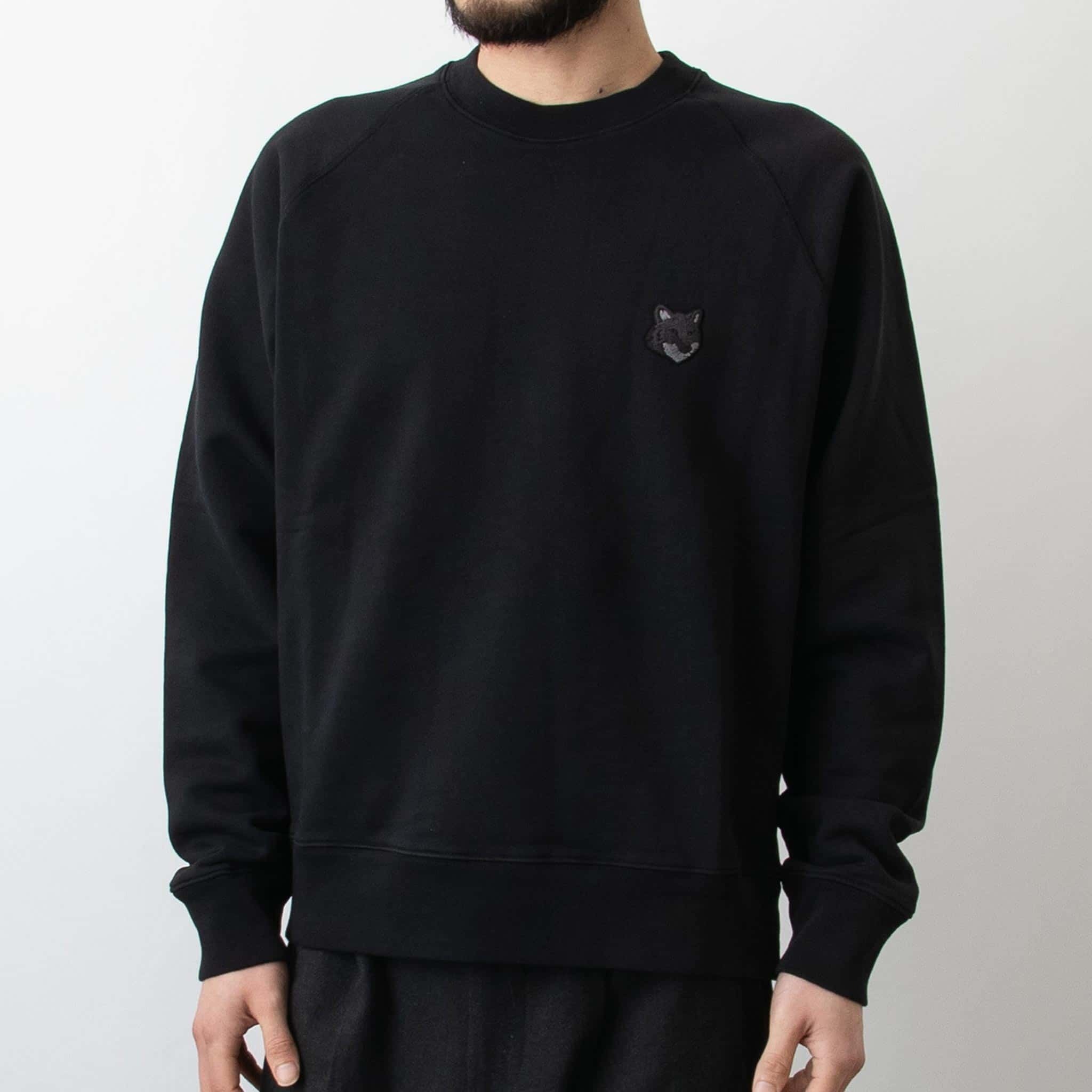 MAISON KITSUNE メンズ スウェット BOLD FOX HEAD PATCH