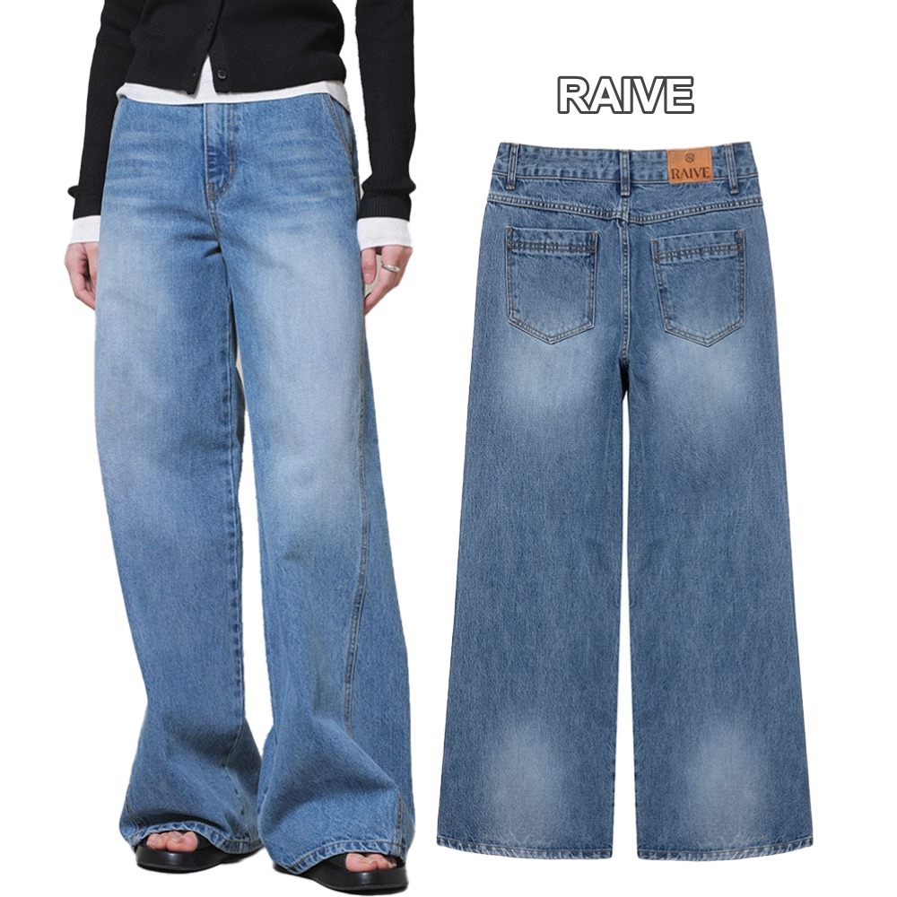 RAIVE★Washing Wide Denim Pants★人気早期完売★日本未入荷