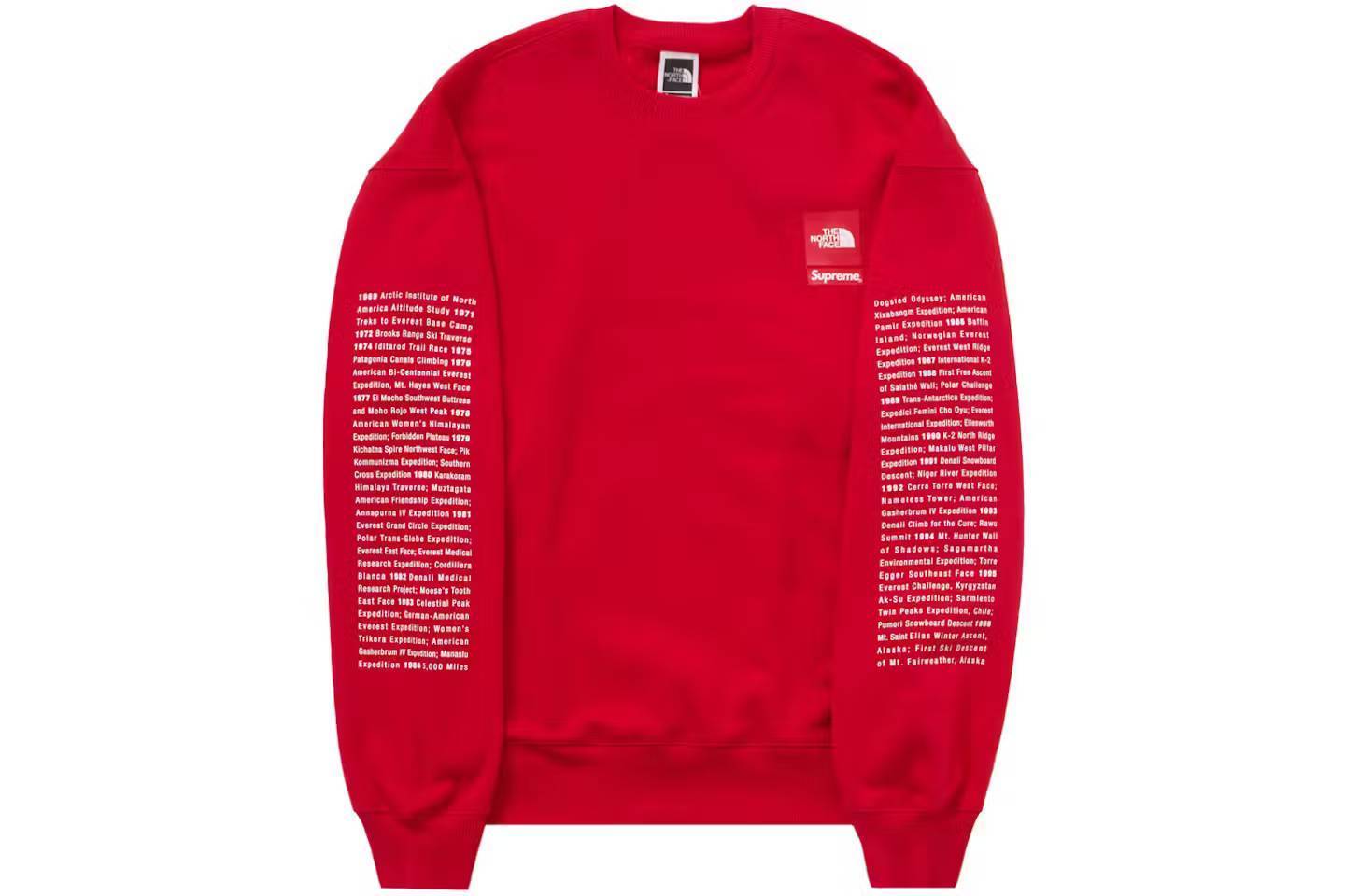 Supreme x The North Face★ボックスロゴトレーナー★ Crewneck Supreme The North Face Crewneck (SS24) - $138