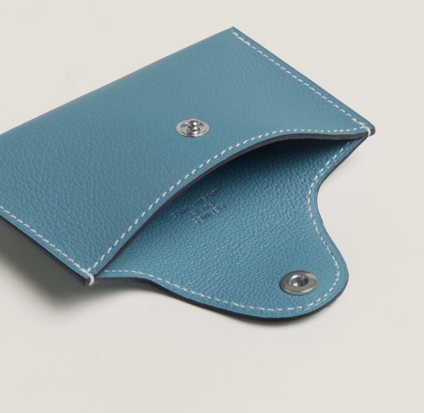 シンプル◇HERMES カードケース Iliade 《New Bleu Jean》