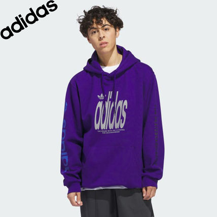 パープル(紫)系 S adidas(アディダス) パーカー・フーディ(メンズ